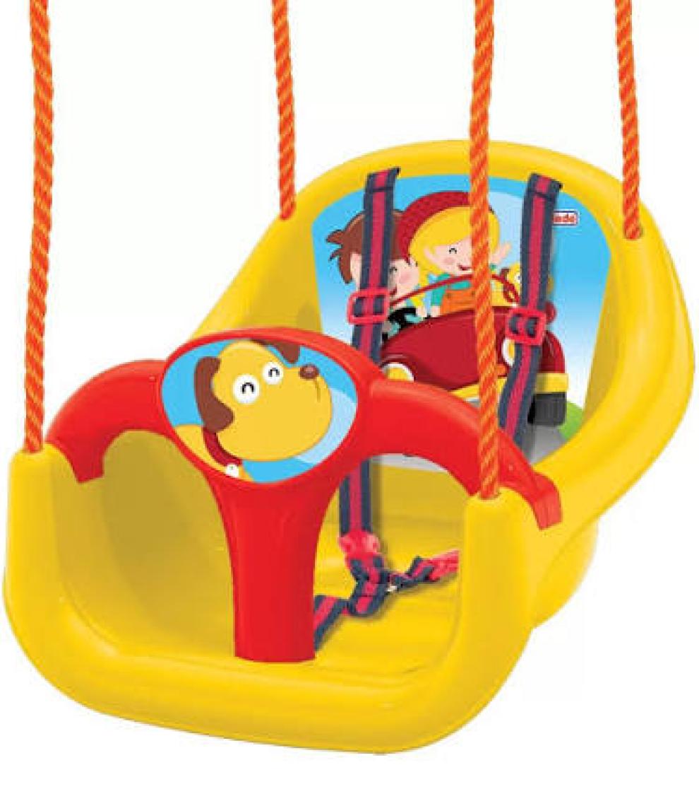 Dede Ayarlanabilir Halatlı Salıncak - 30 kg Kapasite, Yerli Üretim, Bahçe ve Piknik İçin Uygun, 41x31x38 cm, Çocuklar İçin Bahçe Oyuncağı