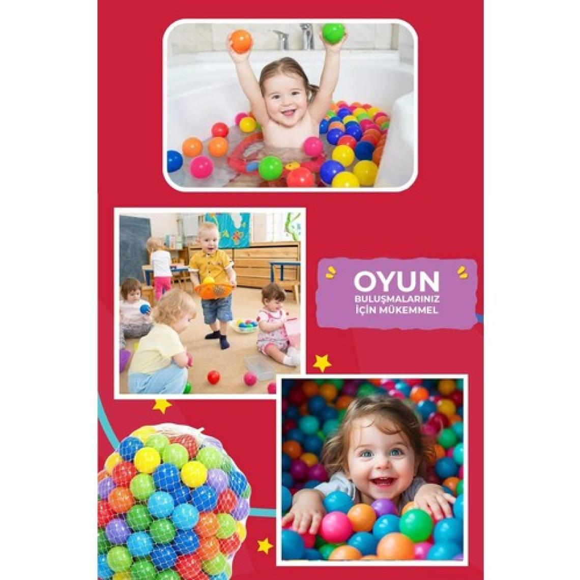 Havuz Topu - Şişme Oyun Havuz Topları 6 cm 28 Adet - File,  Havuz Topu Seti