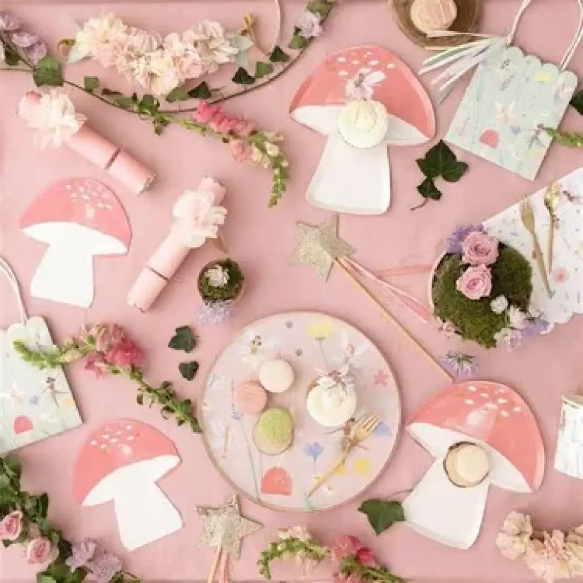 - Fairy Plates - Peri Kızı Tabak - L - 8'li