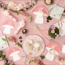 - Fairy Plates - Peri Kızı Tabak - L - 8'li