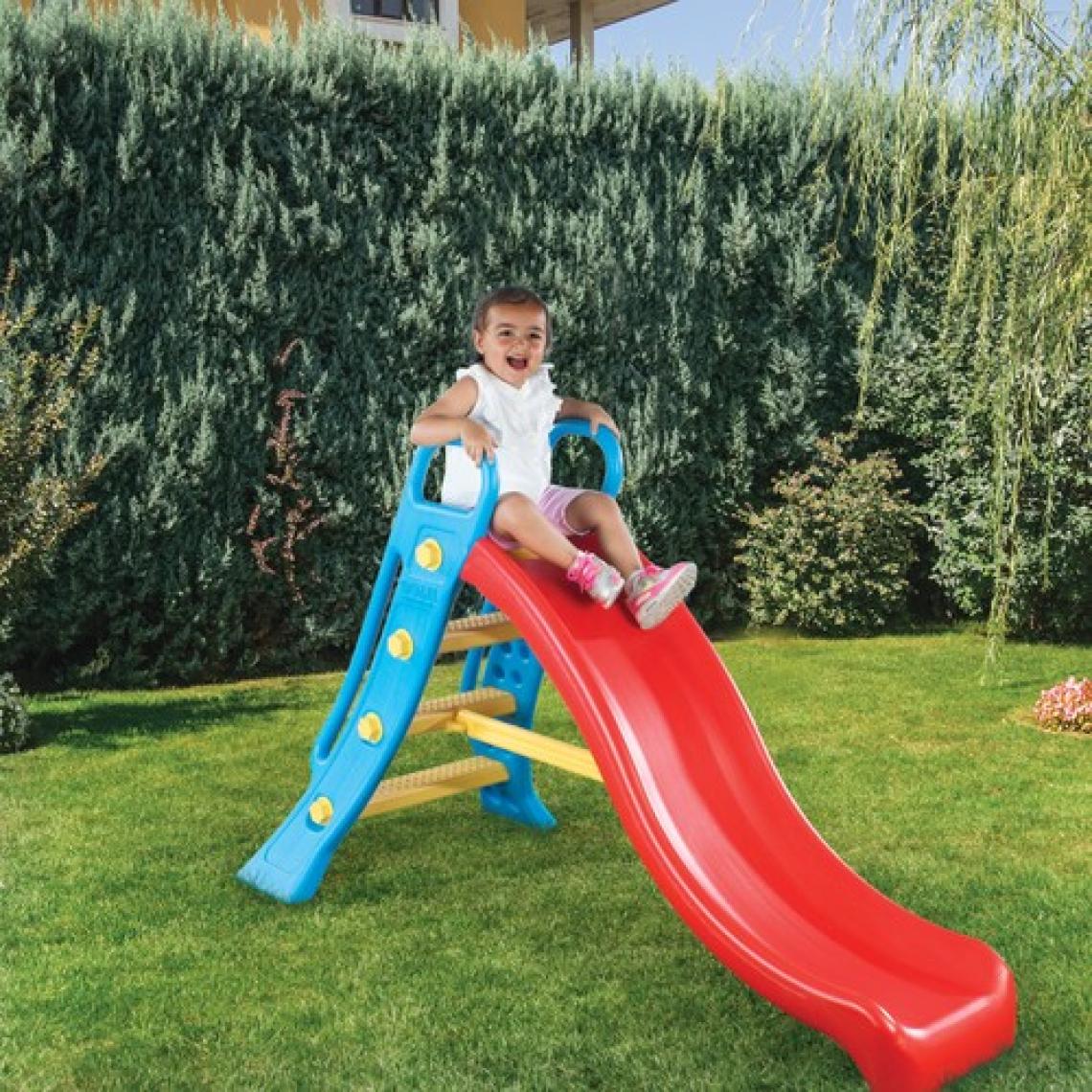 Dolu Aqua Büyük Su Kaydırağı - Renkli Çocuklar için Oyun Kaydırağı 77,5x165,5x104 cm - İç ve Dış Mekan Kullanımına Uygun