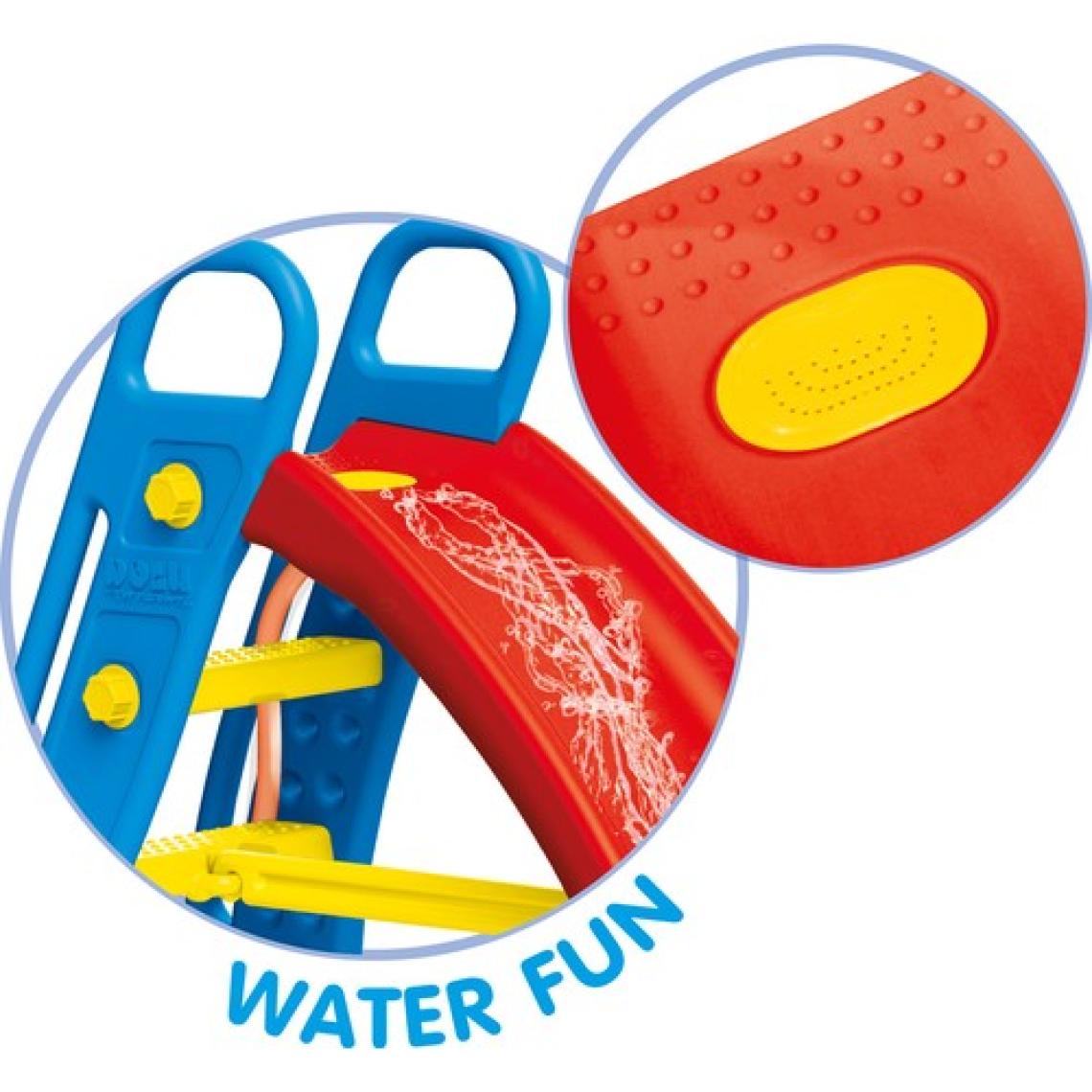 Dolu Aqua Büyük Su Kaydırağı - Renkli Çocuklar için Oyun Kaydırağı 77,5x165,5x104 cm - İç ve Dış Mekan Kullanımına Uygun