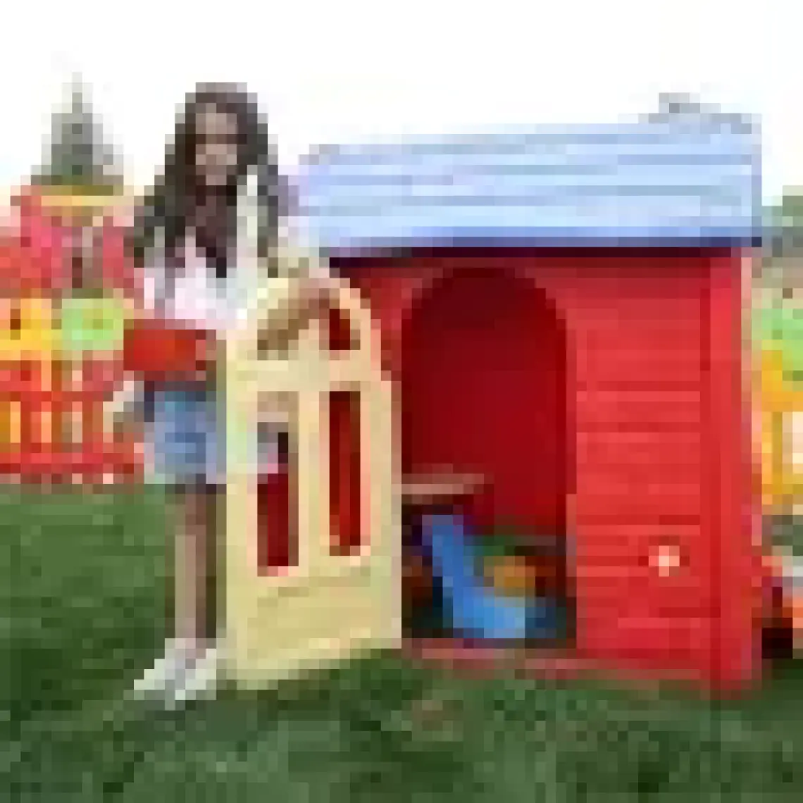 King Kids King Ev Tek Kapılı Pembe-Lila