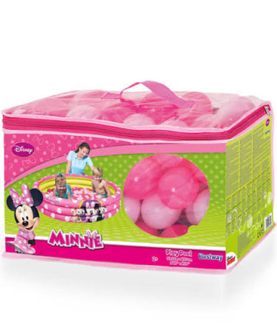 Kızılkaya Minnie Top Havuzu 122 cm Pvc Çanta 75 Toplu
