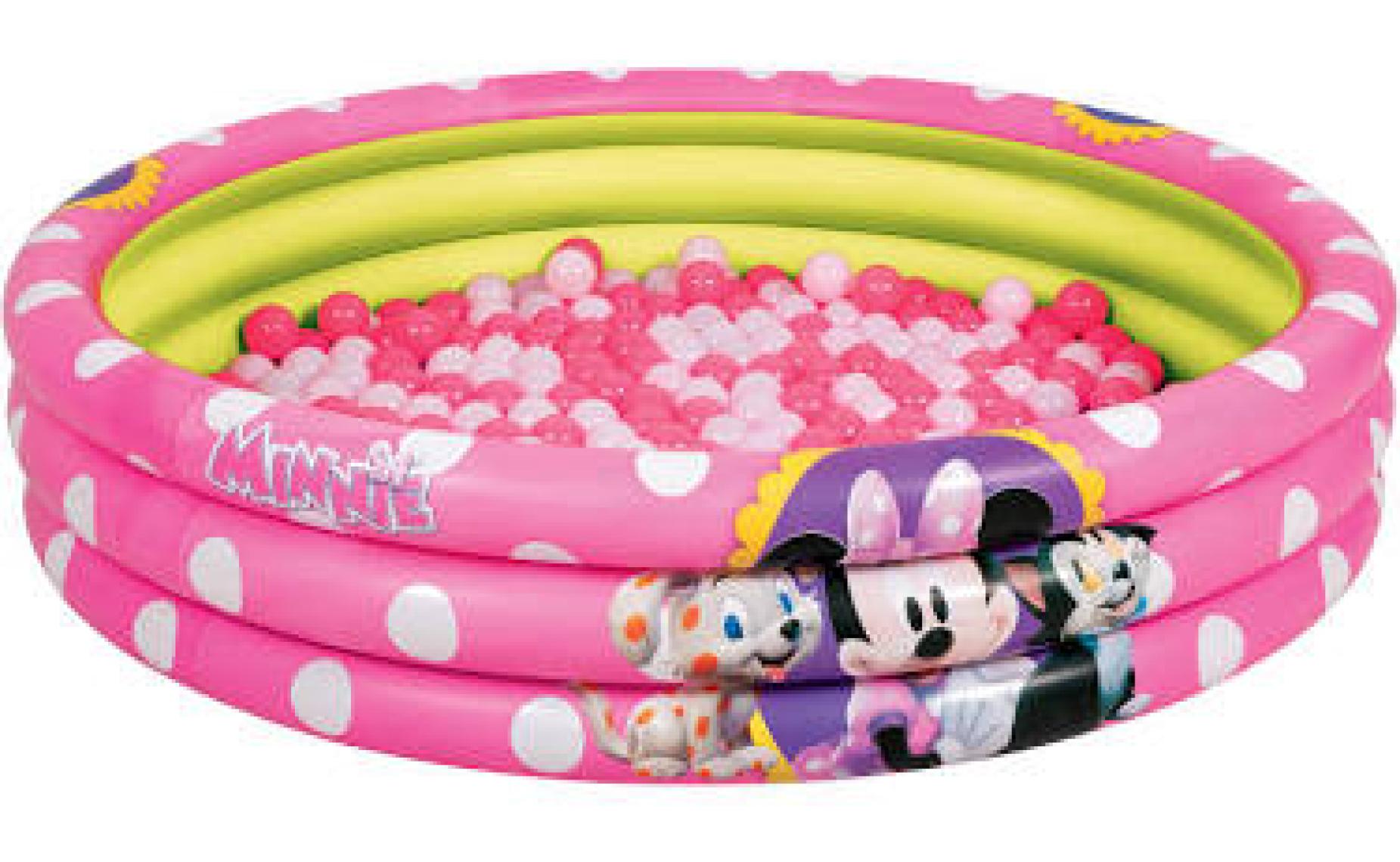 Kızılkaya Minnie Top Havuzu 122 cm Pvc Çanta 75 Toplu