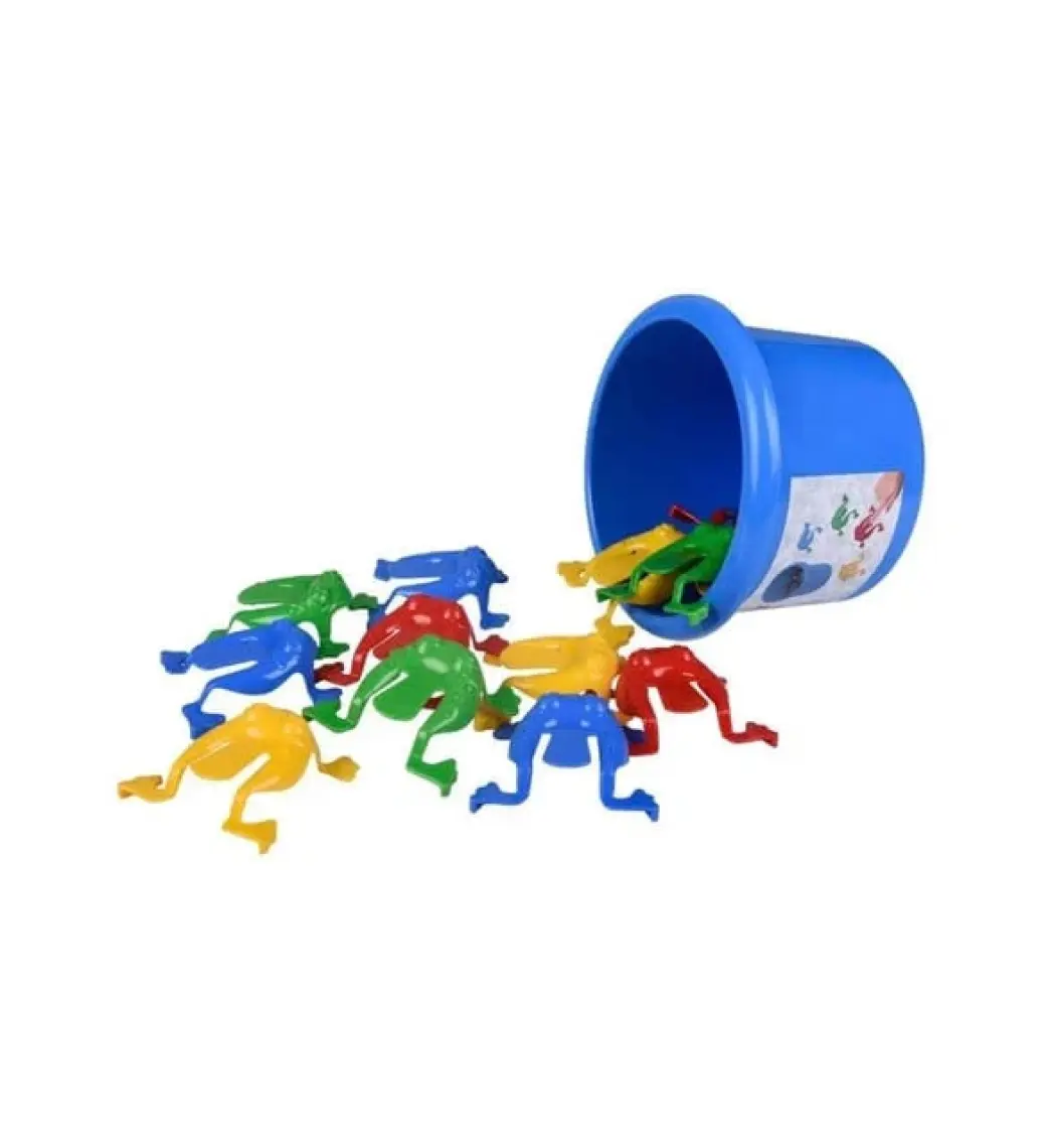 Zuzu Toys Zıp Zıp Kurbağa - Dayanıklı Plastik, Sevimli Tasarımıyla 12,5x12,5x9 cm, Renkli ve Eğlenceli