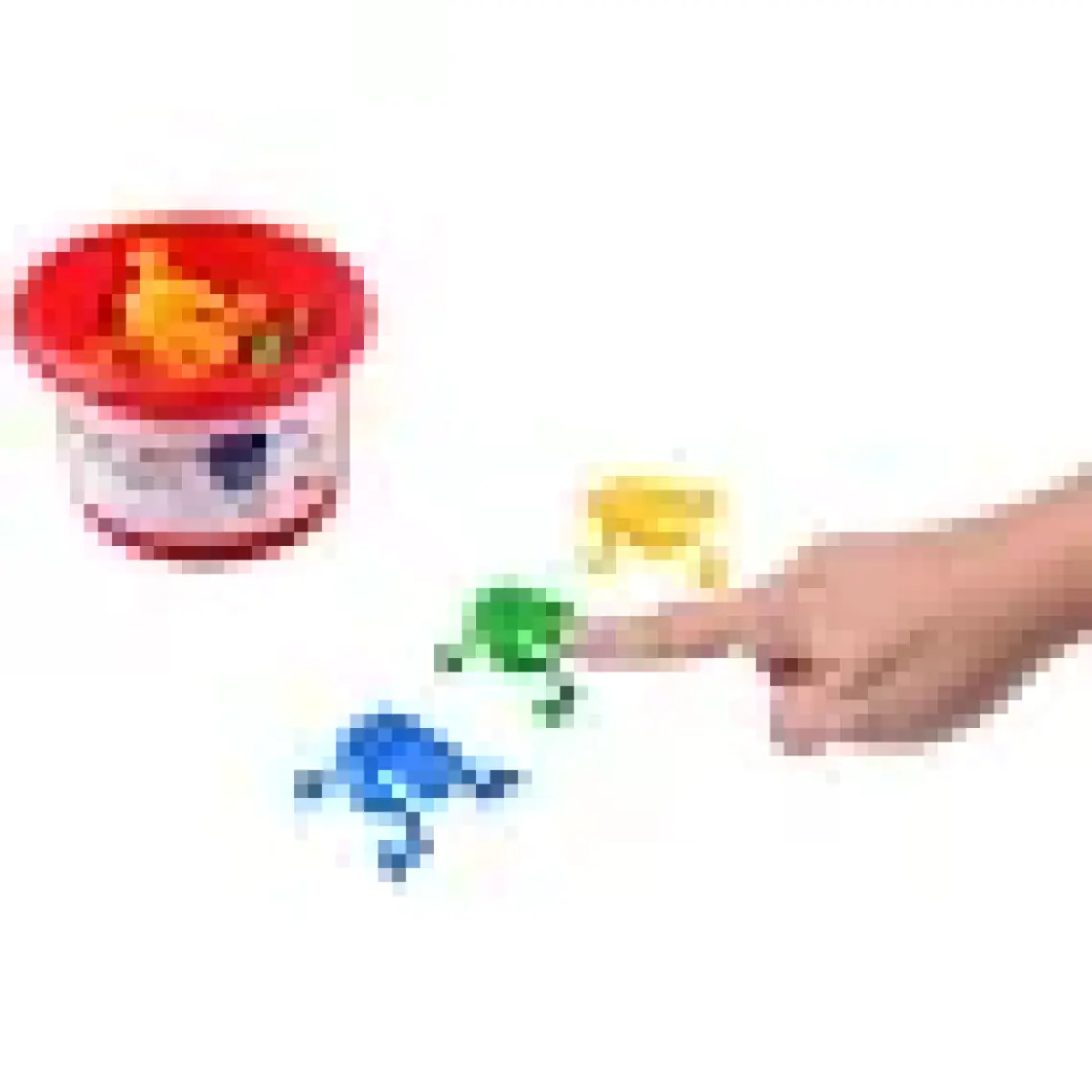 Zuzu Toys Zıp Zıp Kurbağa - Dayanıklı Plastik, Sevimli Tasarımıyla 12,5x12,5x9 cm, Renkli ve Eğlenceli