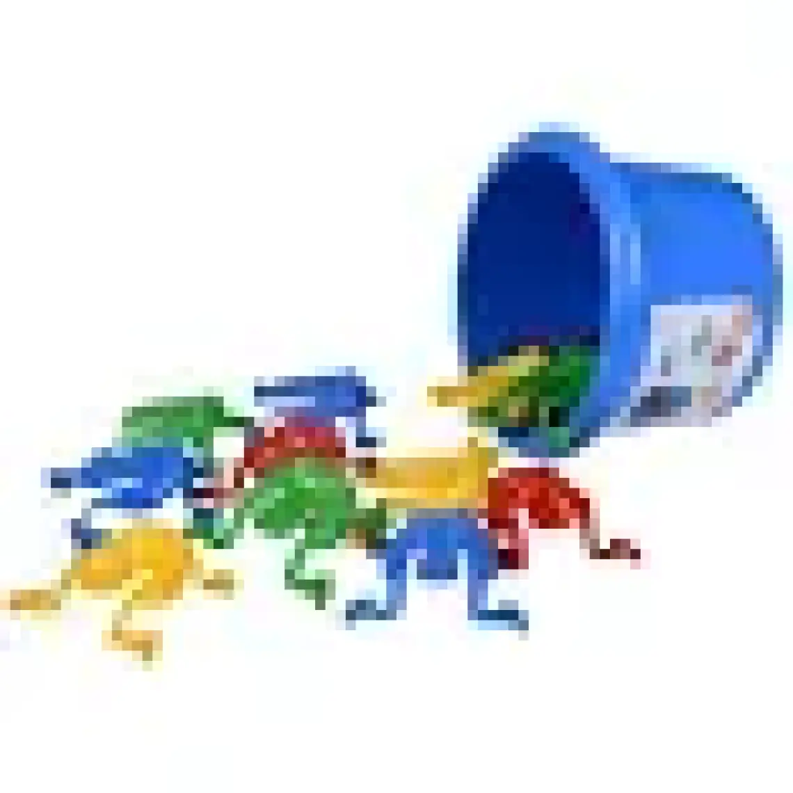 Zuzu Toys Zıp Zıp Kurbağa - Dayanıklı Plastik, Sevimli Tasarımıyla 12,5x12,5x9 cm, Renkli ve Eğlenceli