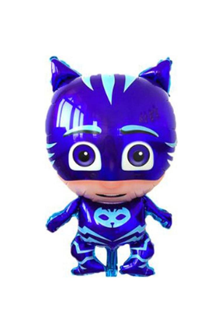 1 Ad Pijamaskeliler Kedi Çocuk Folyo Balon, Pija Masks Uçan Balon