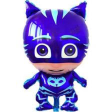 1 Ad Pijamaskeliler Kedi Çocuk Folyo Balon, Pija Masks Uçan Balon
