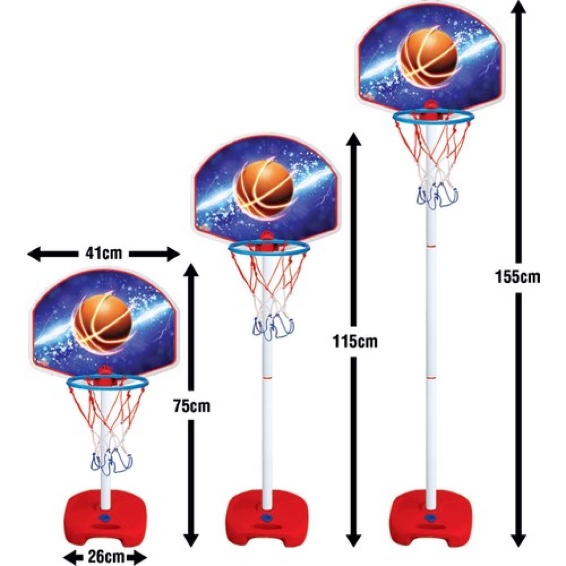 Dede Ayaklı  Ayarlanabilir 3 Farklı Boy Basket Potası Ve Top