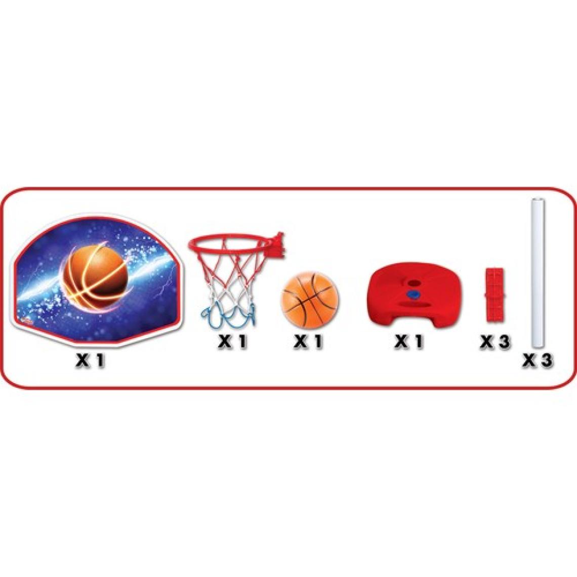 Dede Ayaklı  Ayarlanabilir 3 Farklı Boy Basket Potası Ve Top