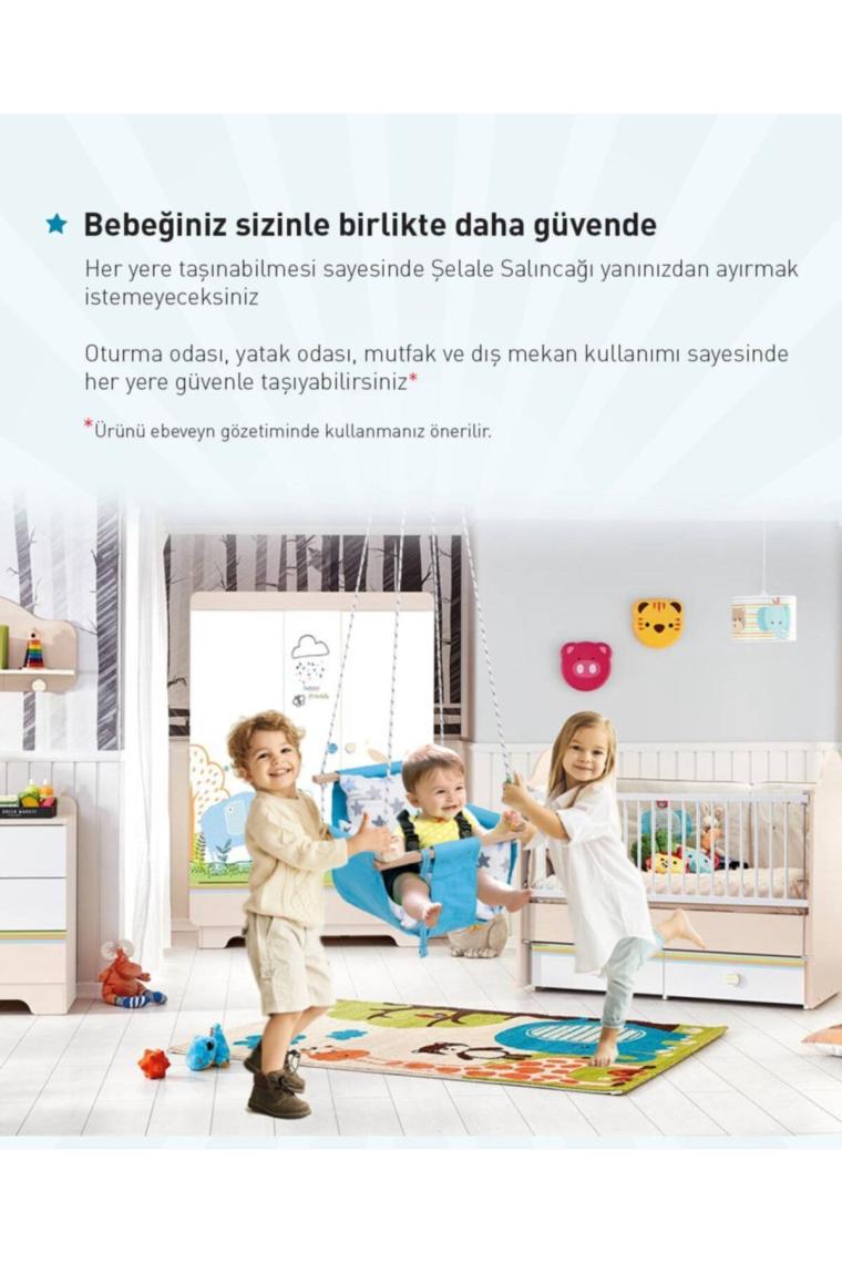 Kırmızı Şelale Bebek Salıncak