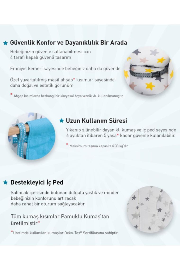 Kırmızı Şelale Bebek Salıncak