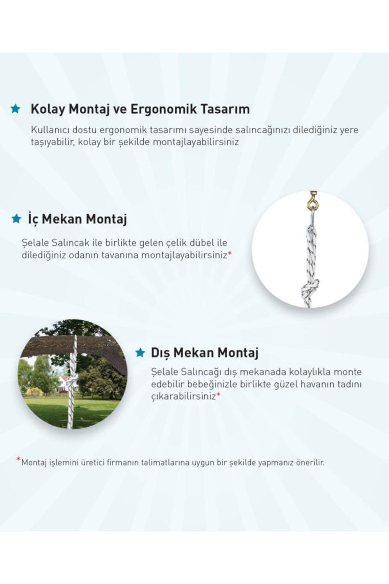 Kırmızı Şelale Bebek Salıncak