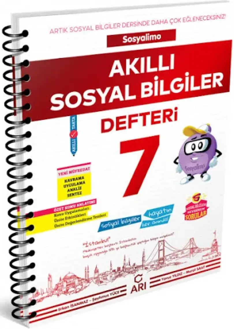Arı Yayıncılık 7.Sınıf  Sosyal Bilgiler Defteri