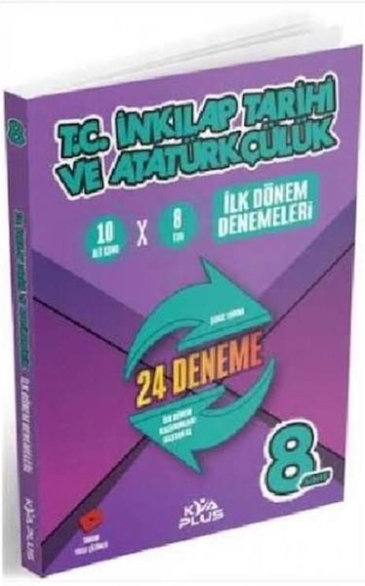 Koray Varol Akademi  8.Sınıf Ilk Dönem T.c. Inkılap Tarihi ve Atatürkçülük Denemeleri