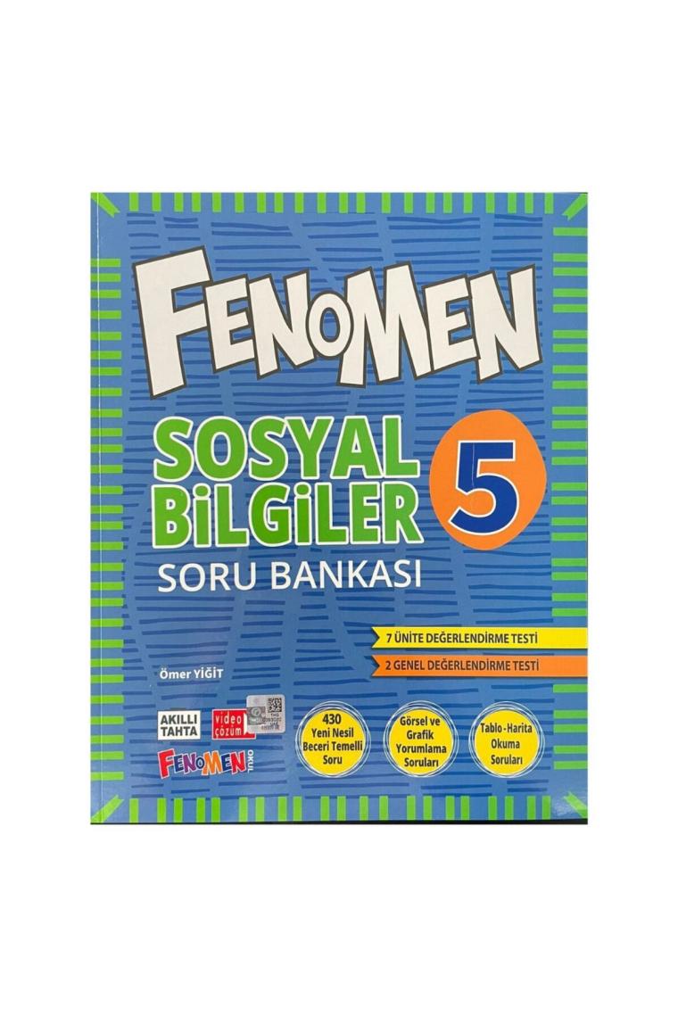 Fenomen 5.sınıf Sosyal Bilgiler Soru Bankası
