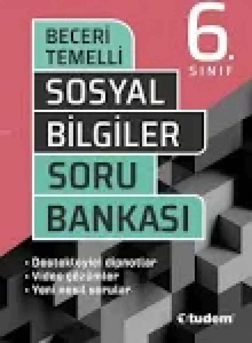 Tudem Yayınları 6. Sınıf Sosyal Bilgiler Beceri Temelli Soru Bankası