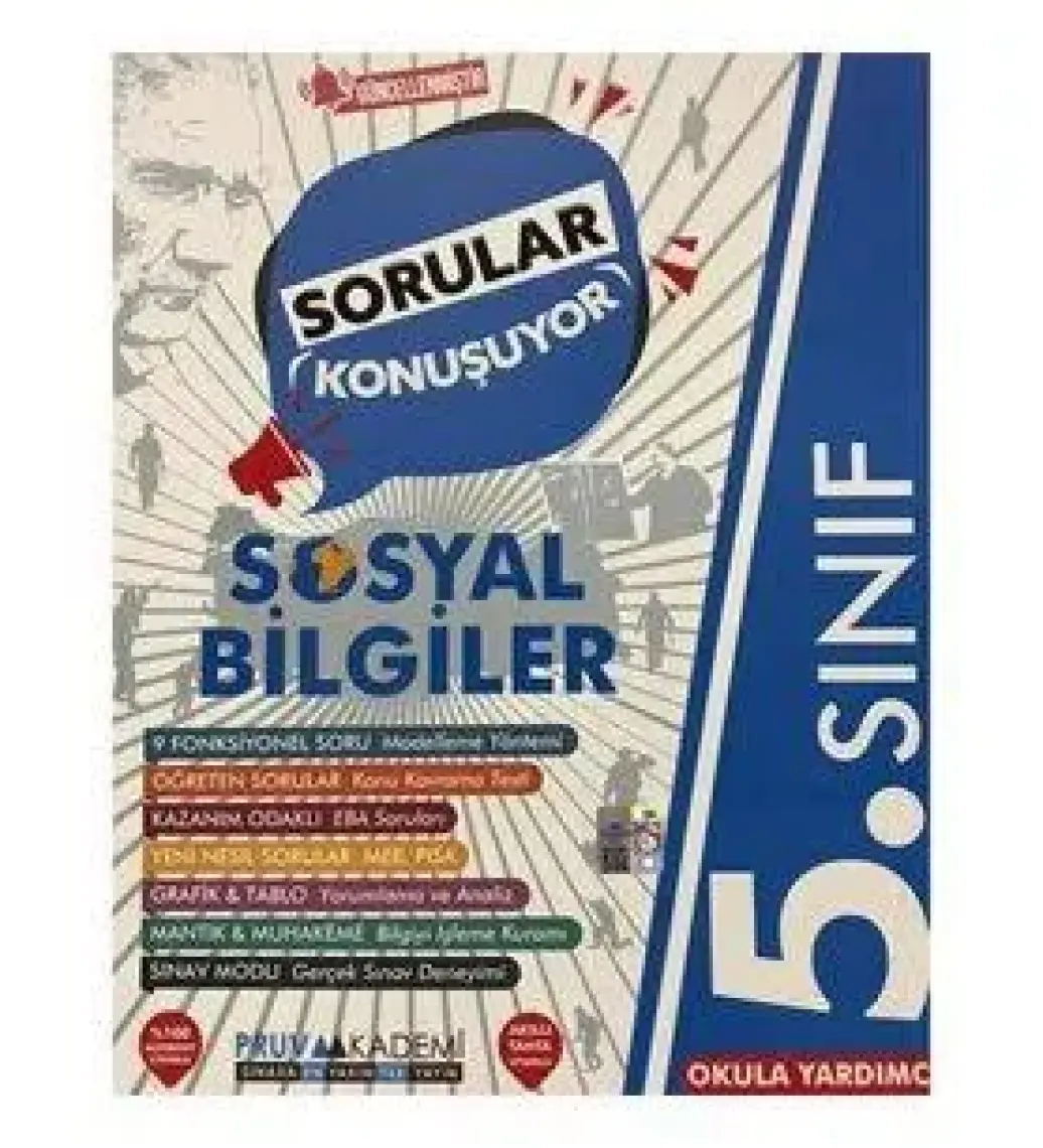 Pruva Akademi 5. Sınıf Sosyal Bilgiler Sorular Konuşuyor