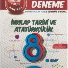 Nartest Yayınevi 8. Sınıf Nar T.C. İnkılap Tarihi Ve Atatürkçülük 25 Deneme Sınavı (14 Sarmal + 10 Genel)