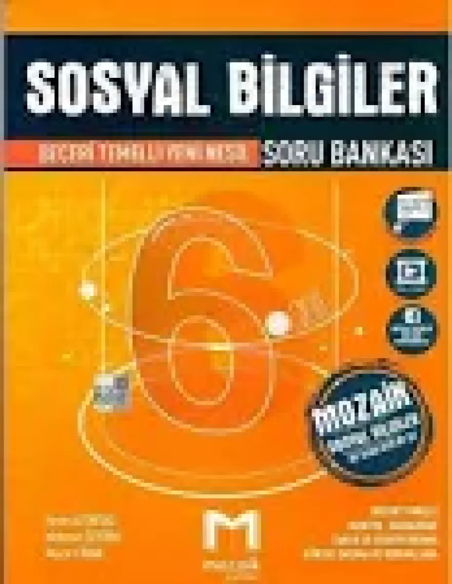 Mozaik Yayınları 6. Sınıf Sosyal Bilgiler Soru Bankası