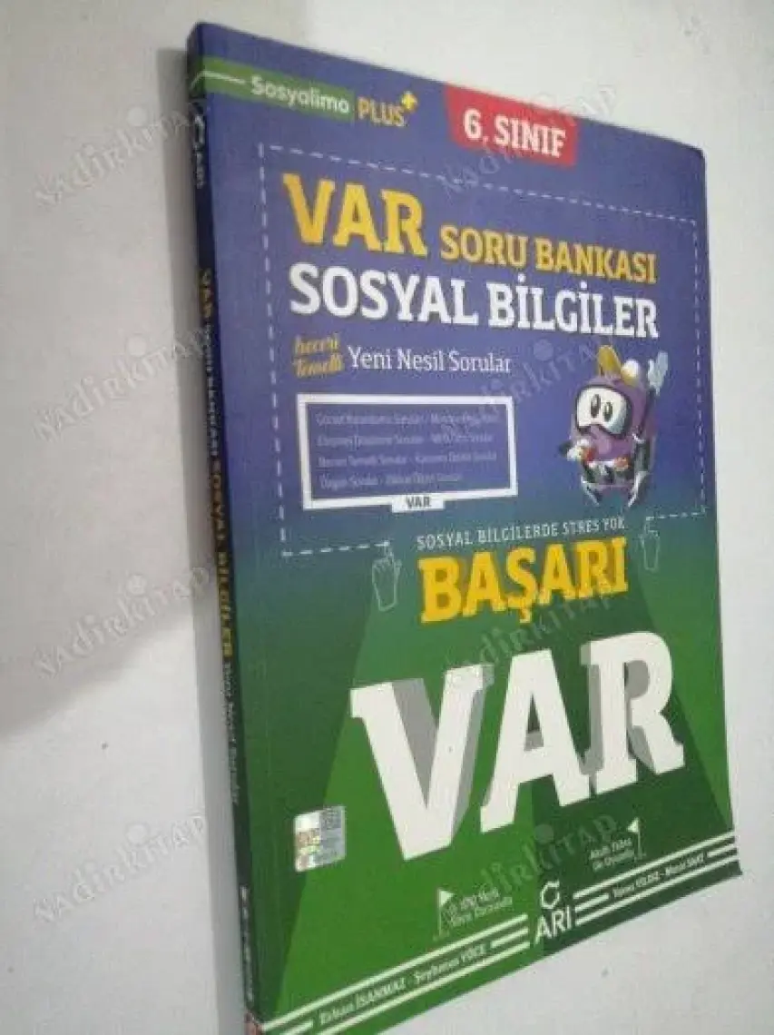 Arı Yayıncılık 5.Sınıf Var Sosyal Bilgiler Soru Bankası