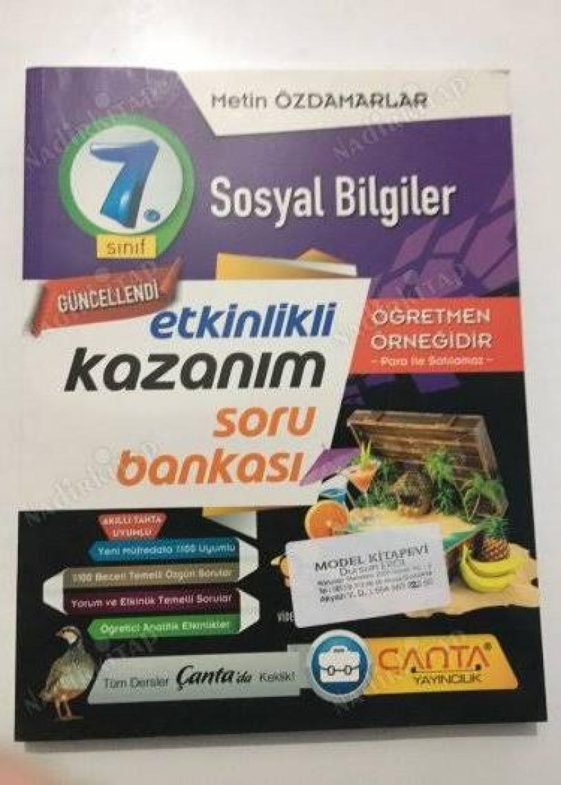 Çanta Yayınları 7.Sınıf Sosyal Bilgiler Soru Bankası