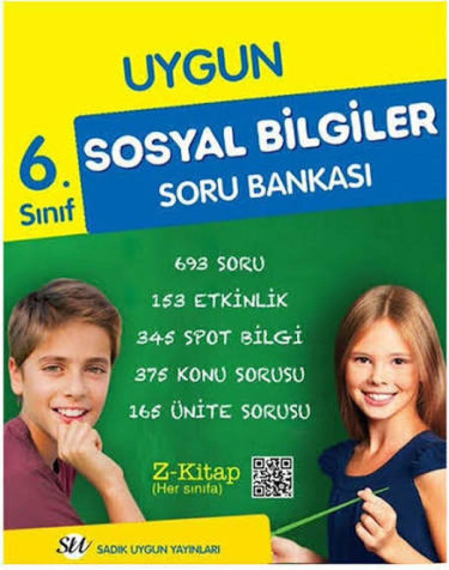 Sadık Uygun Yayınları 6. Sınıf Sosyal Bilgiler Soru Bankası