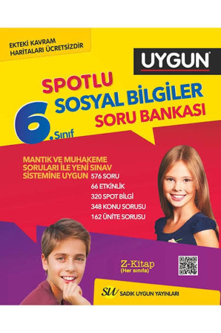 Sadık Uygun Yayınları 6. Sınıf Sosyal Bilgiler Soru Bankası