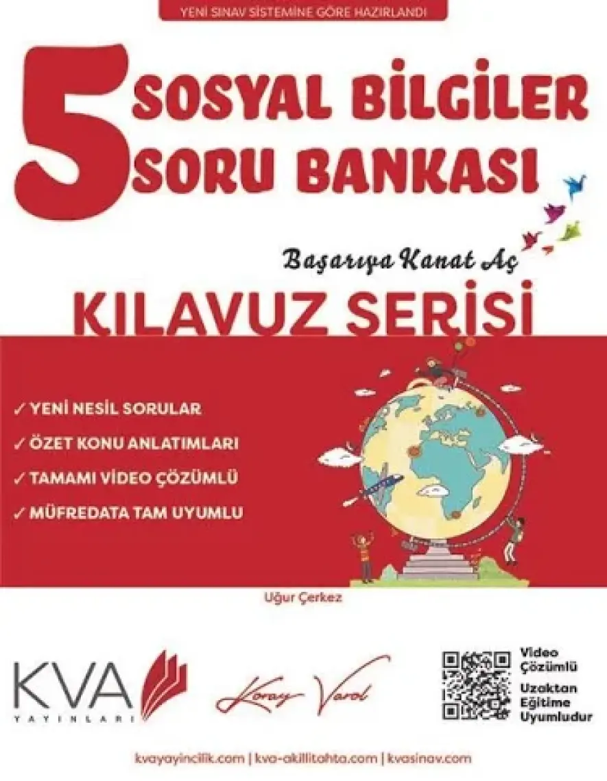 Koray Varol Akademi  Kılavuz Serisi 5.Sınıf Sosyal Bilgiler Soru Bankası