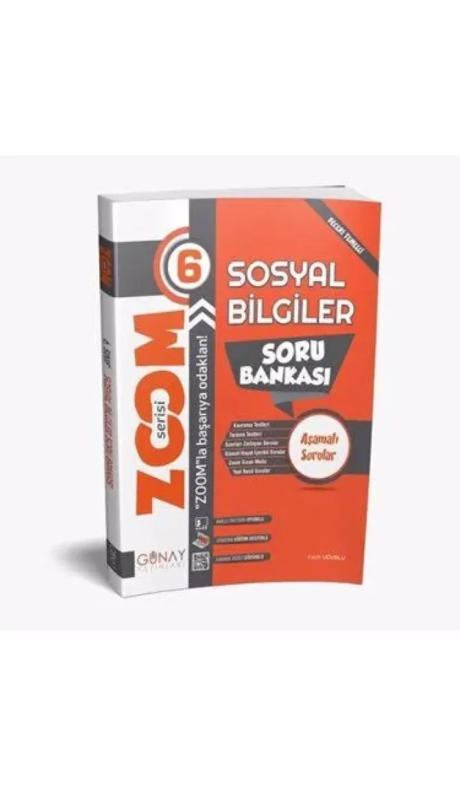 Günay Yayınları Gün&Ay Yayınları 6. Sınıf Zoom Serisi Sosyal Bilgiler Soru Bankası