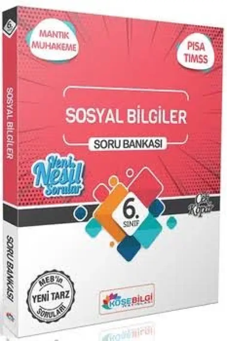 Köşebilgi Yayınları  Özet Bilgili 6.Sınıf Sosyal Bilgiler Soru Bankası