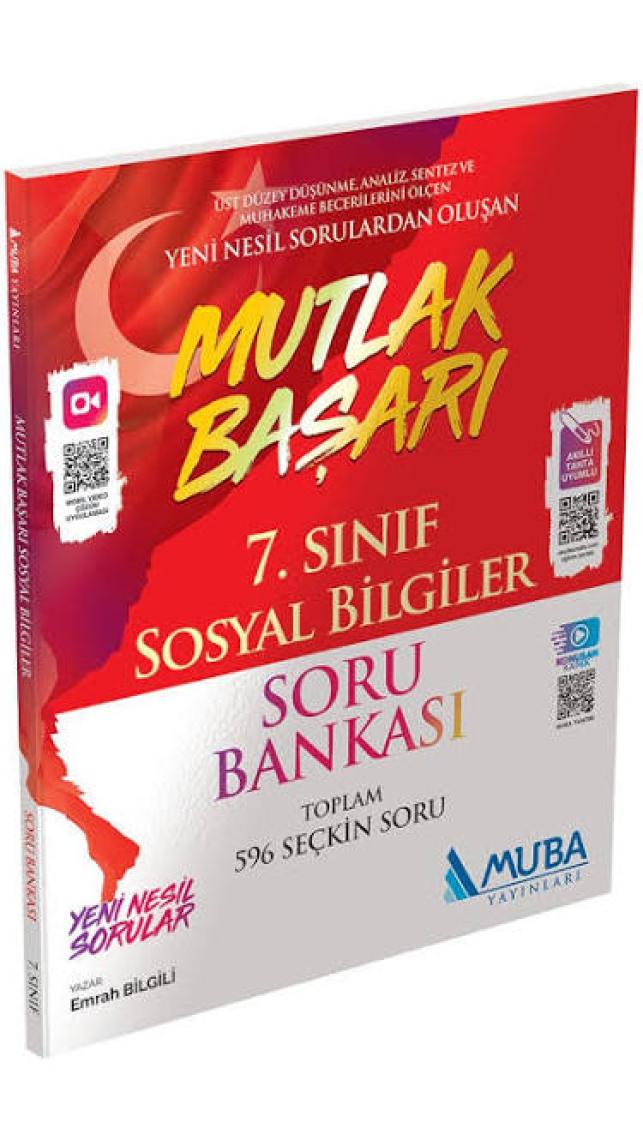 Muba Yayınları Mutlak Başarı 7.sınıf Sosyal Bilgiler Soru Bankası
