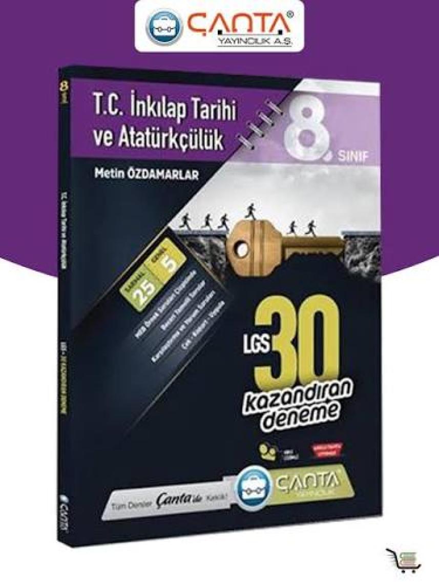 Çanta 8. Sınıf İnkilap Tarihi ve Atatürkçülük 30 lu Deneme