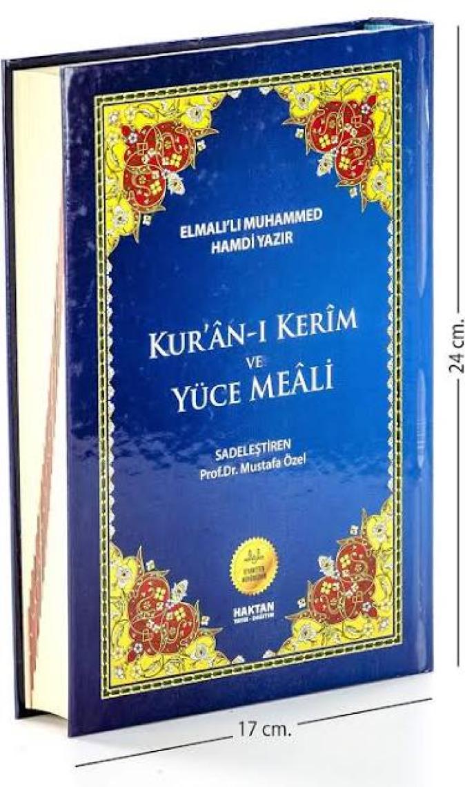Kur’An-I Kerim Ve Yüce Meali (Orta Boy)-Elmalılı Muhammed Hamdi Yazır