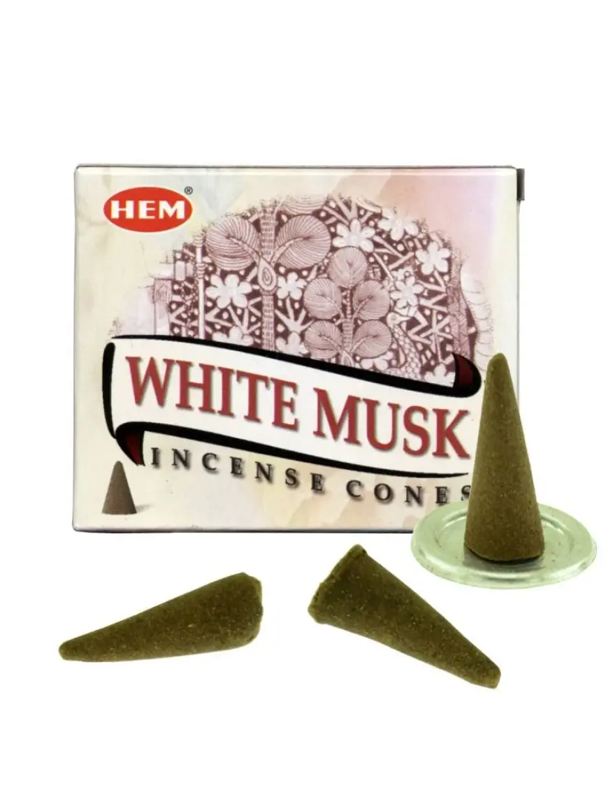 White Musk Aromalı Konik Tütsü