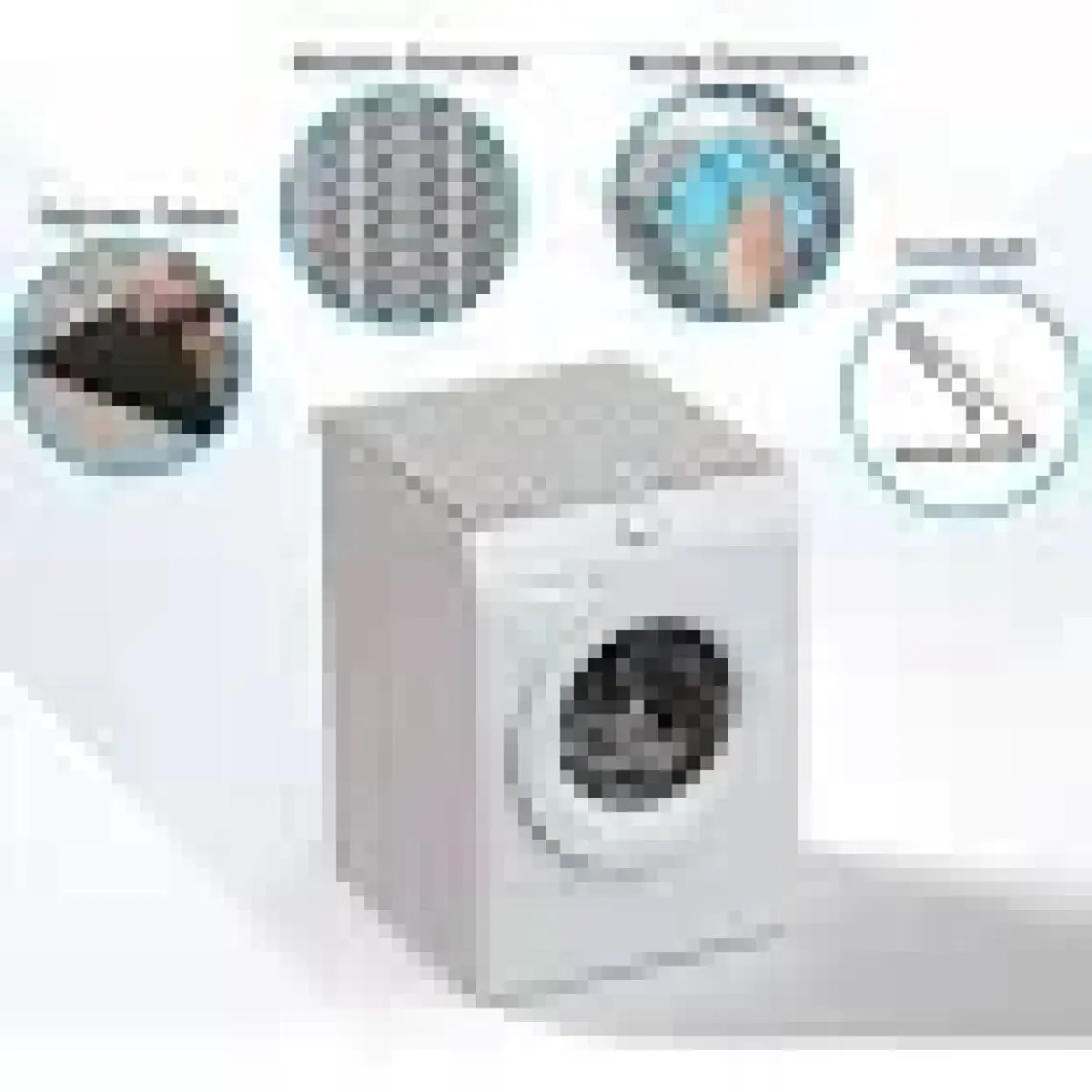 Valerine Life Çamaşır Kurutma Makinesi Örtüsü Matı Kaymaz Sıvı Geçirmez Koruyucu Yıkanır Ped 60 x 60 cm