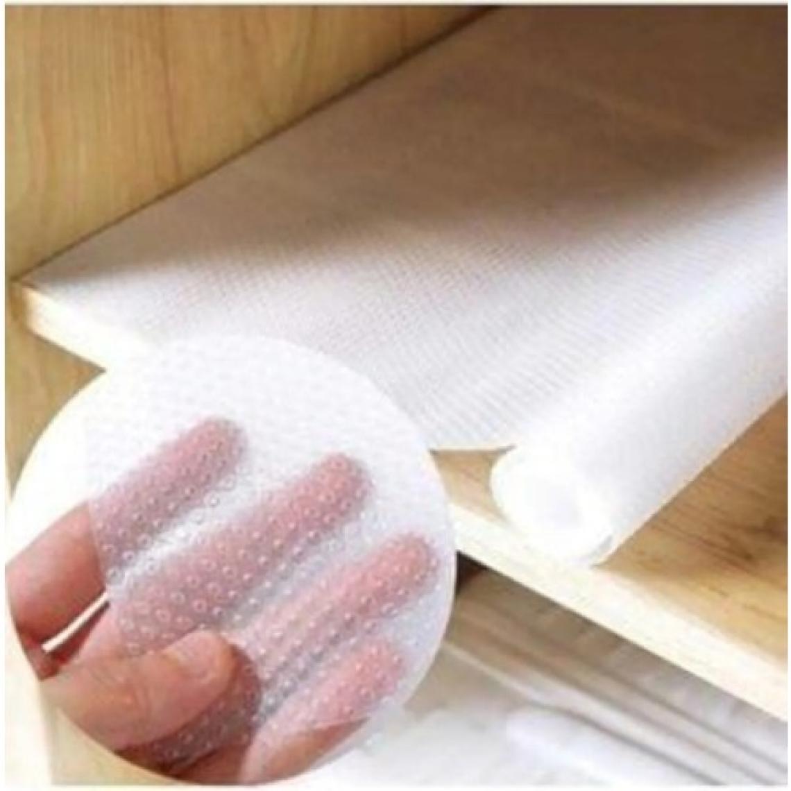 Royaleks Group Sermat Sılver Eva Shelf Liner Şeffaf Kaydırmaz Raf Dolap ve Çekmece Örtüsü 45 cm x 10 Metre Royaleks-RF50