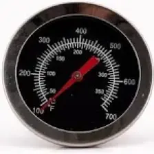 UniChrome 350 Santigrat Derece Paslanmaz Çelik Barbekü Izgara Fırın Termometre Sıcaklık Ölçer