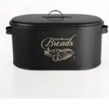 Metal Metal Kapaklı Ekmeklik (Bread Baskılı) LN1022S