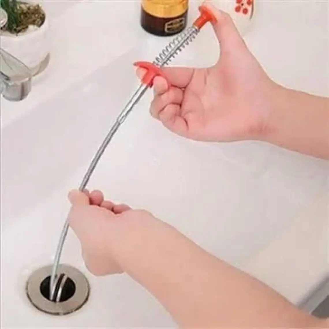 Ramdets  Paslanmaz Çelik Esnek Lavabo Tıkanıklığı Açıcı Tel