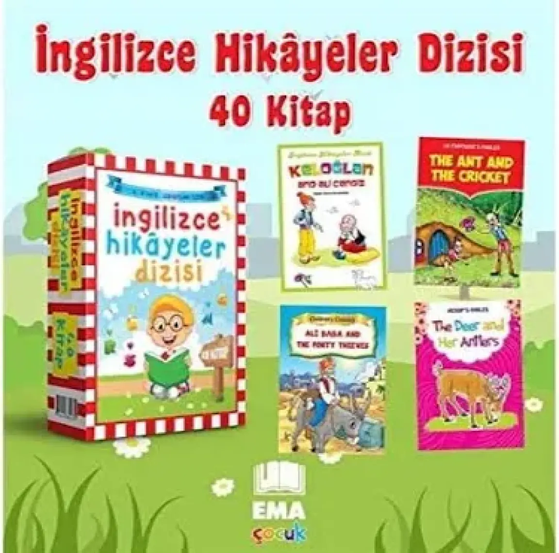 İngilizce Hikayeler Dizisi (3, 4 Ve 5. Sınıflar İçin 40 Kitap Set)