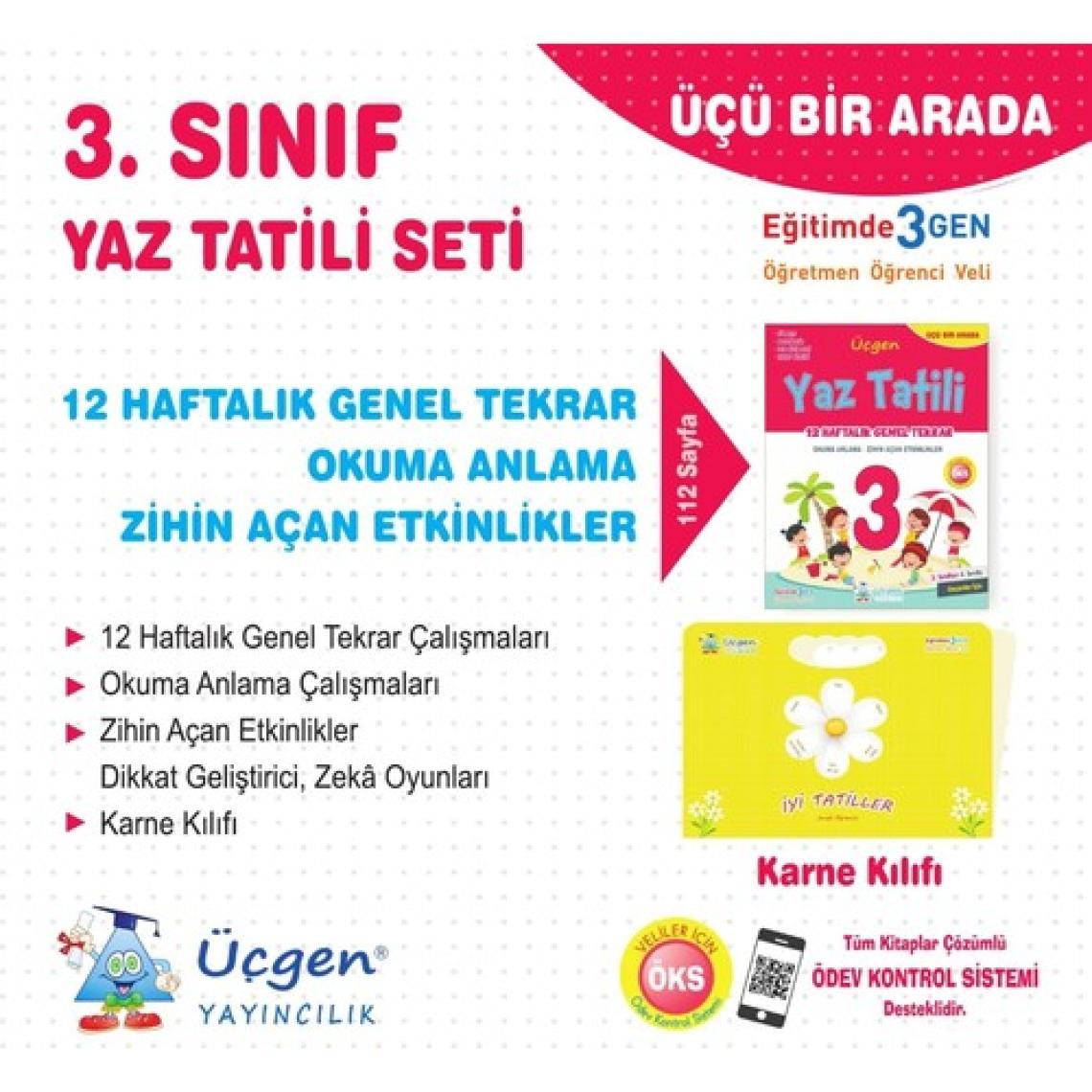 Üçgen 3.sınıf Yaz Tatili 12 Haftalık Tekrar + Deneme