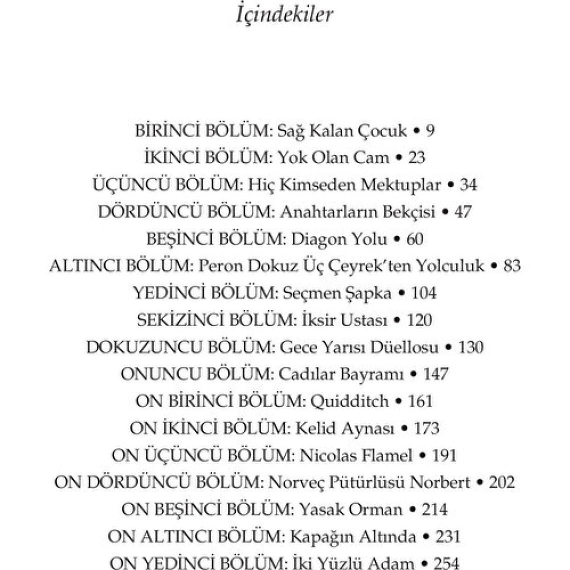 Harry Potter ve Felsefe Taşı 1. Kitap - J.K Rowling