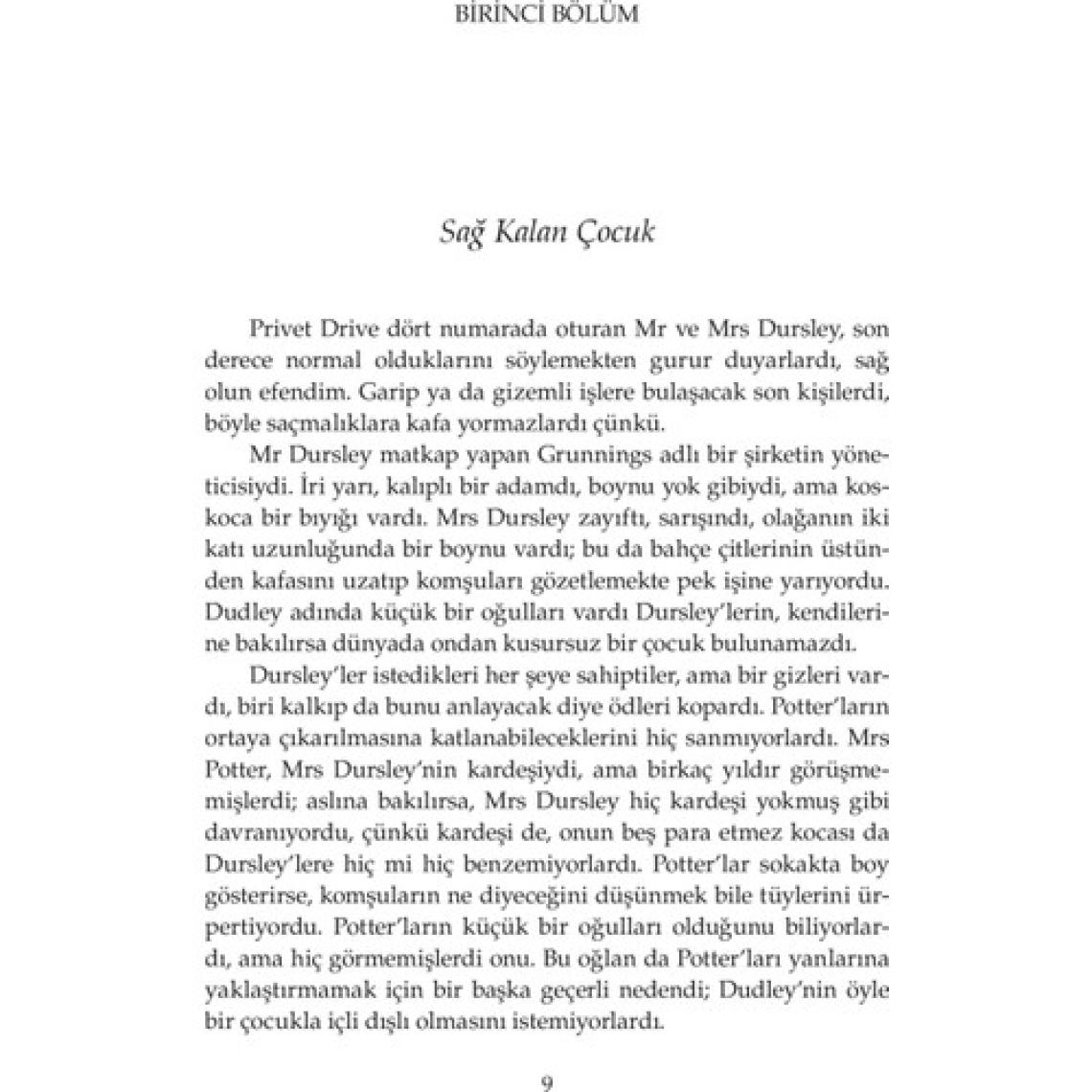 Harry Potter ve Felsefe Taşı 1. Kitap - J.K Rowling