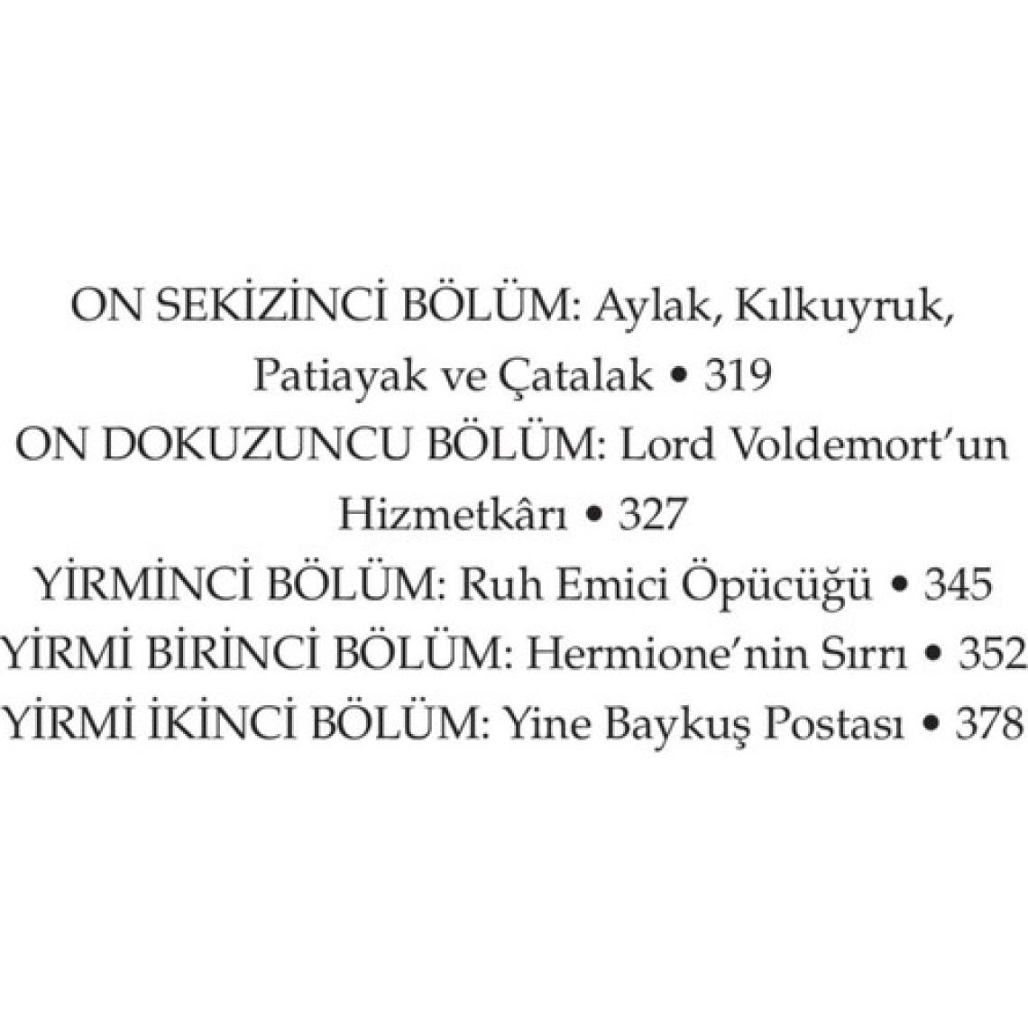 Harry Potter ve Azkaban Tutsağı 3. Kitap - J.K Rowling