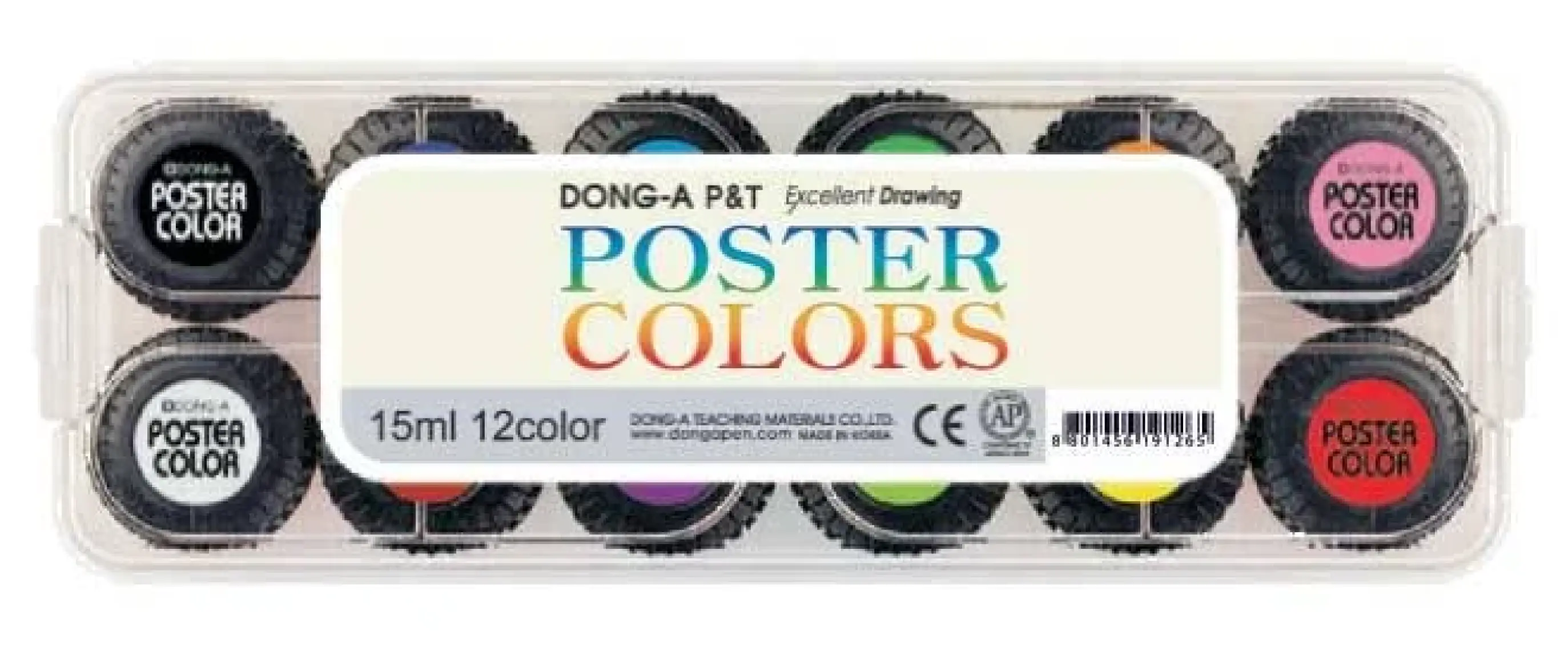 Dong-A Poster Color Guaj Boya Seti 12 renk