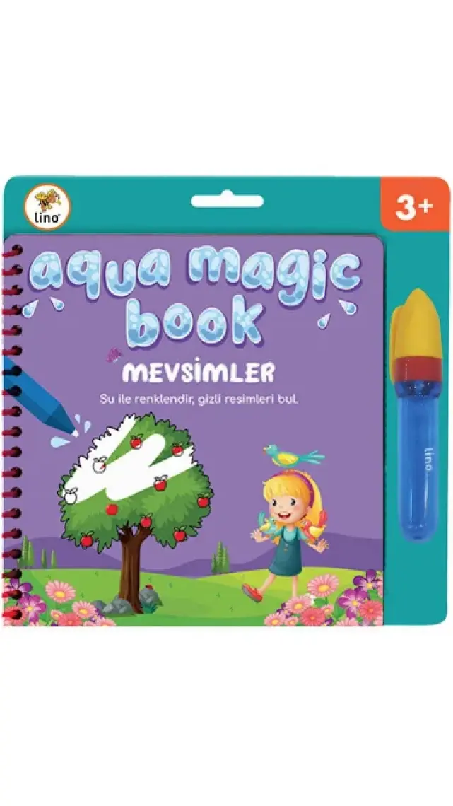 Lino Aqua Magic Book Mevsimler Sihirli Boyama Kitabı