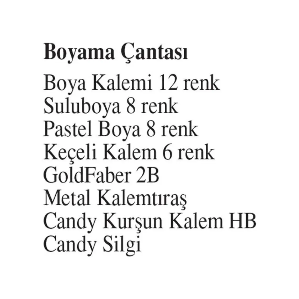 Faber-Castell Boyama Çantası (Boyama Kitabı Hediye)